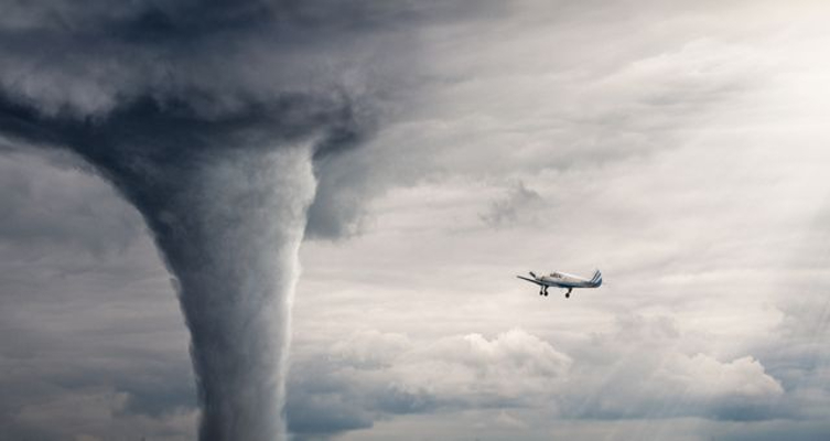 Ouragan vu de l'espace